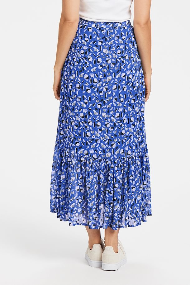 Part Two Skirt Artwork Dark Blue – Shop Artwork Dark Blue Skirt from ...