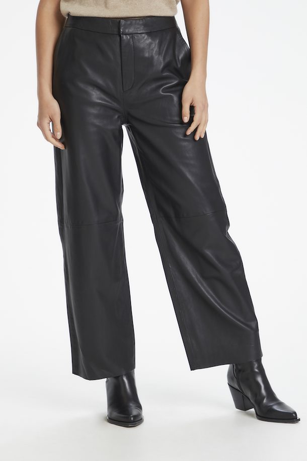 Part Two ElahPW Leather pants Black – Shop Black ElahPW Leather pants ...