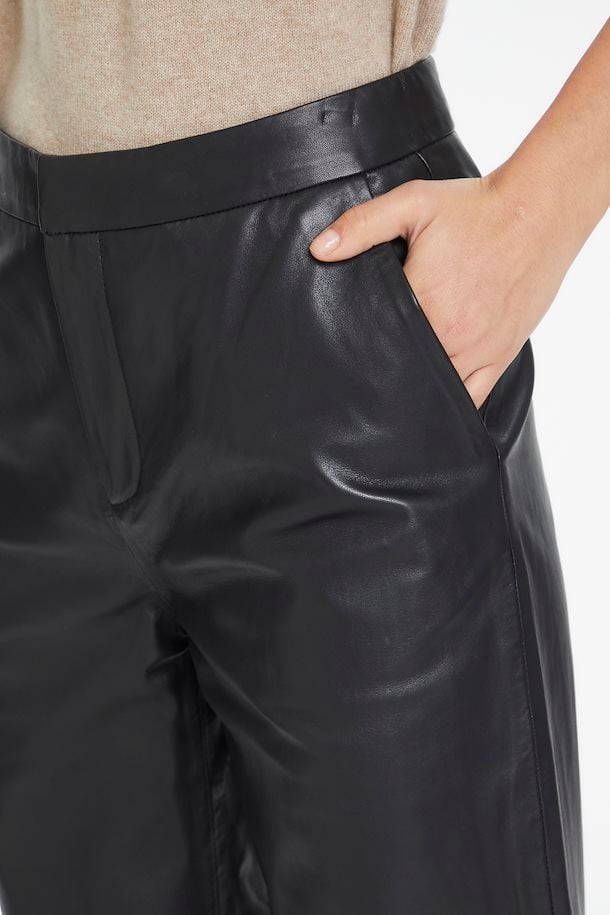 Part Two ElahPW Leather pants Black – Shop Black ElahPW Leather pants