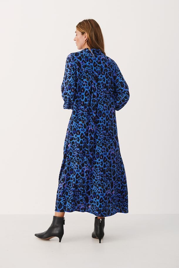 Part Two MarlasPW Dress Blue Bonnet Leo Print – Shop Blue Bonnet Leo Print  MarlasPW Dress from size 32-48 here