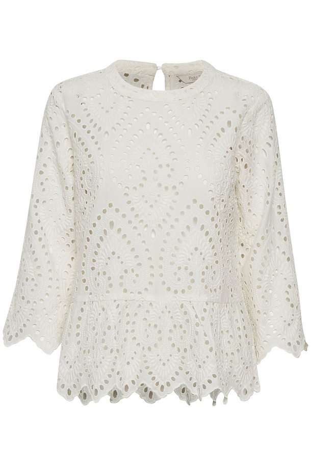 Part Two BittenPW Blouse Bright White – Shop Bright White BittenPW ...