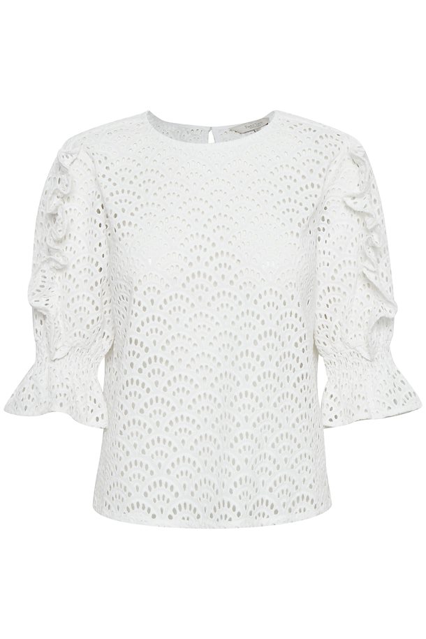 Part Two HeenaPW Blouse with short sleeve Bright White – Shop Bright ...