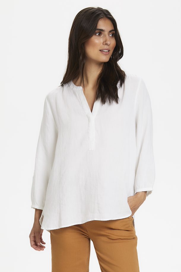 Part Two Long sleeved shirt Bright White – Shop Bright White Long ...