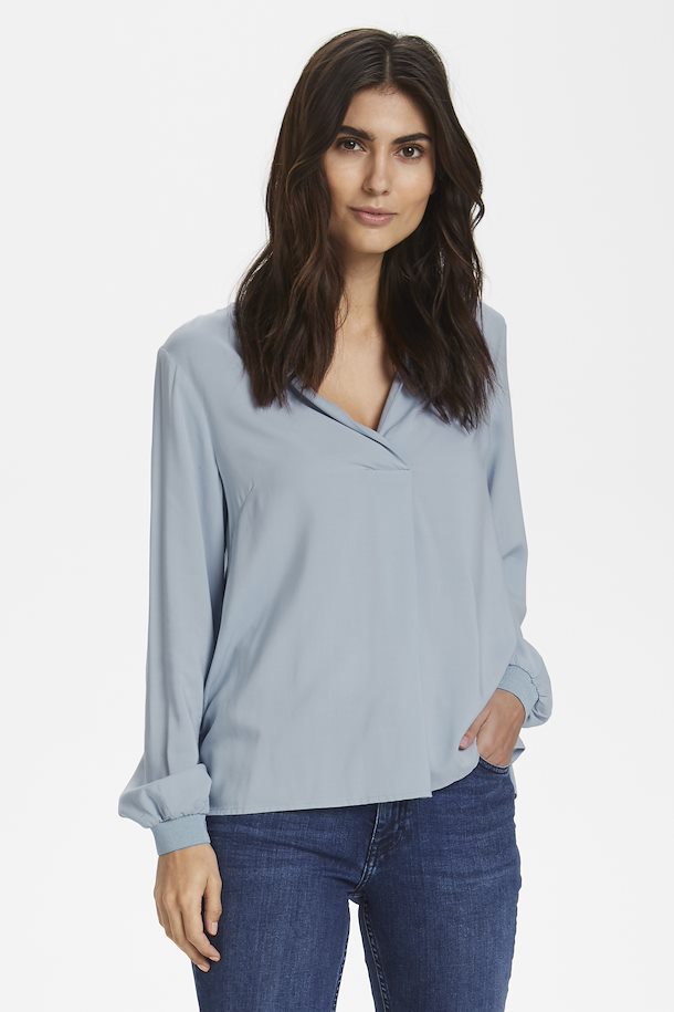 Part Two Top Dusty Blue – Shop Dusty Blue Top from size 32-46 here