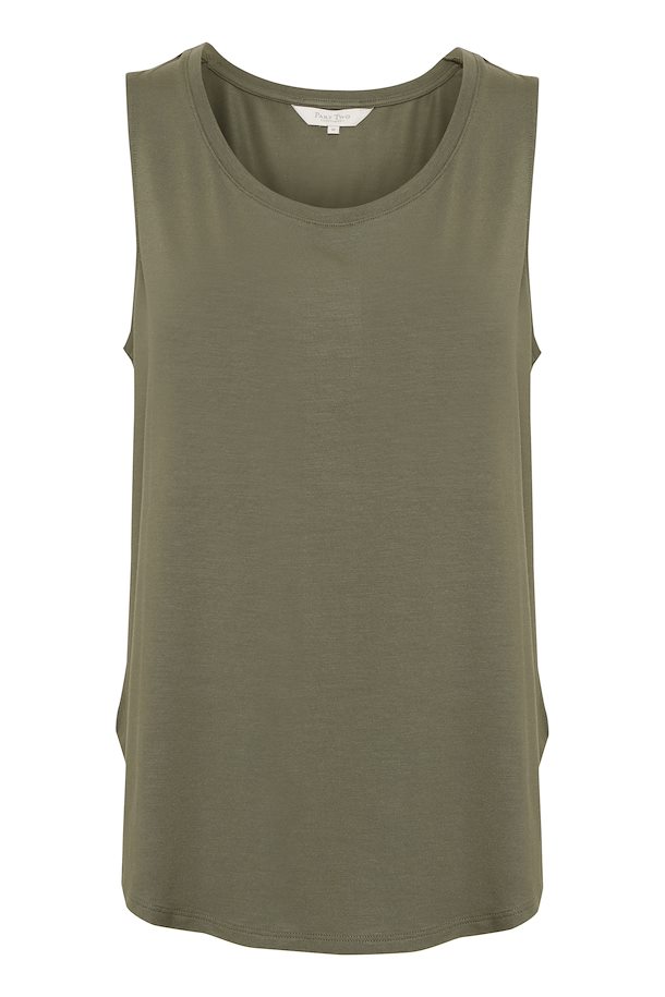 Part Two Sleeveless top Dusty Olive – Shop Dusty Olive Sleeveless top ...