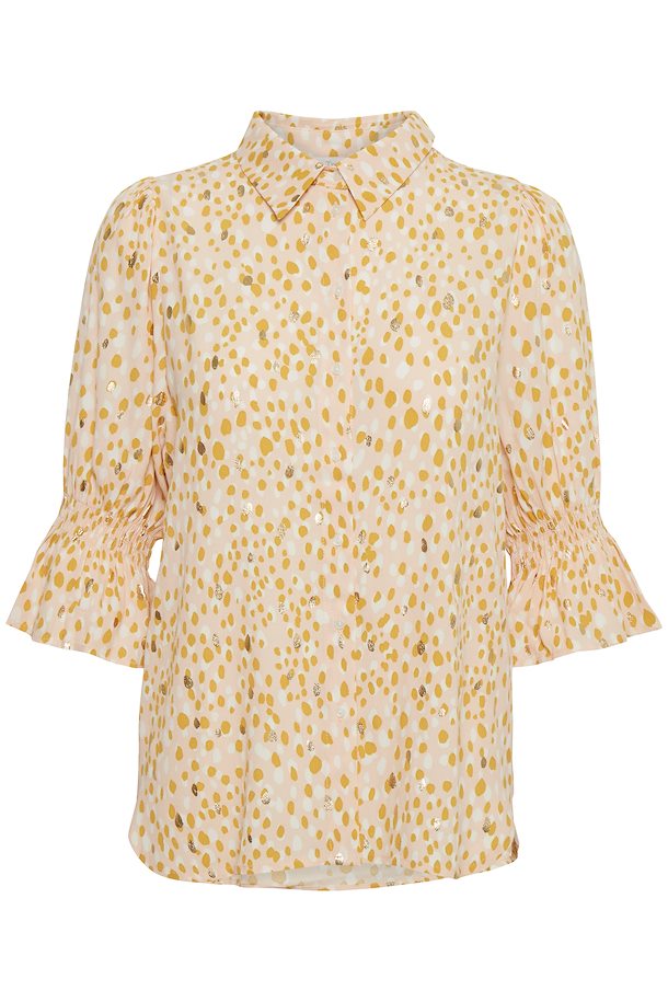 Part Two CaiasPW Shirt Gold Dot print, Cream Tan – Shop Gold Dot print ...