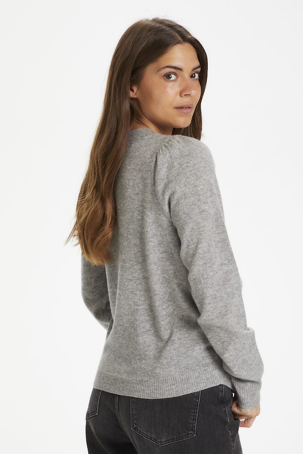 Part Two EvinaPW cashmere pullover Grey Melange – Shop Grey Melange ...