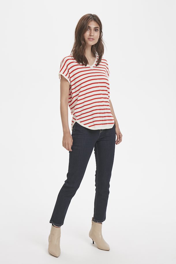 Part Two Short sleeved t-shirt Stripe Red – Shop Stripe Red Short ...