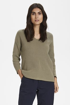 Eudora cable knit pullover KS30502 - flicka