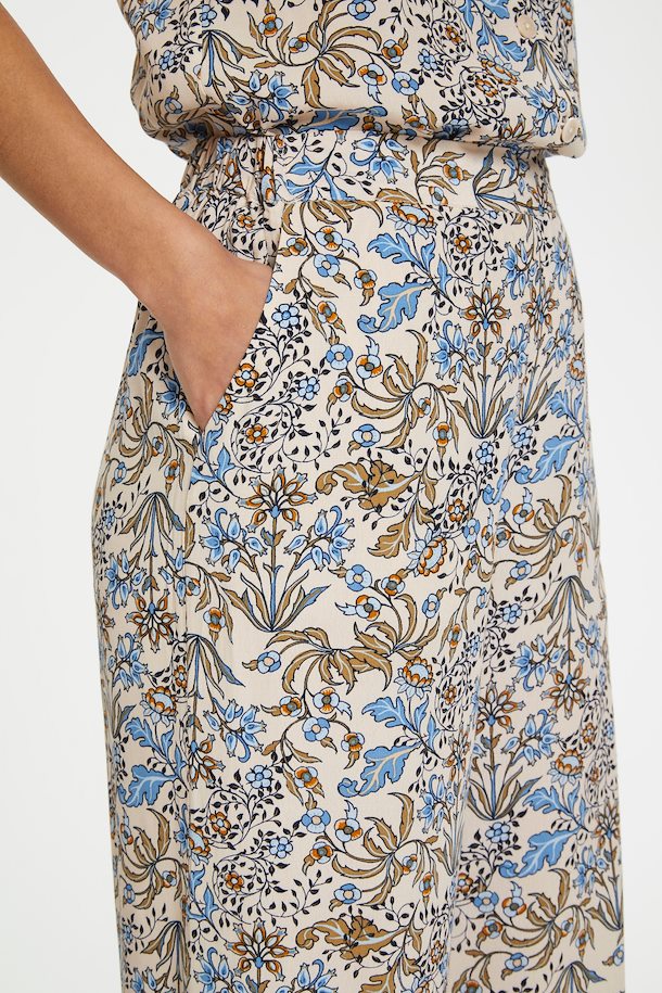 blue pattern pants