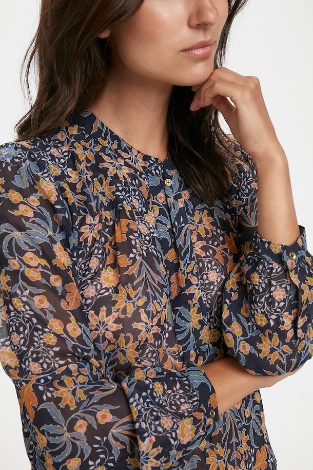 Part Two AbertePW Blouse Wallpaper Print,Dark Navy. – Shop Wallpaper ...