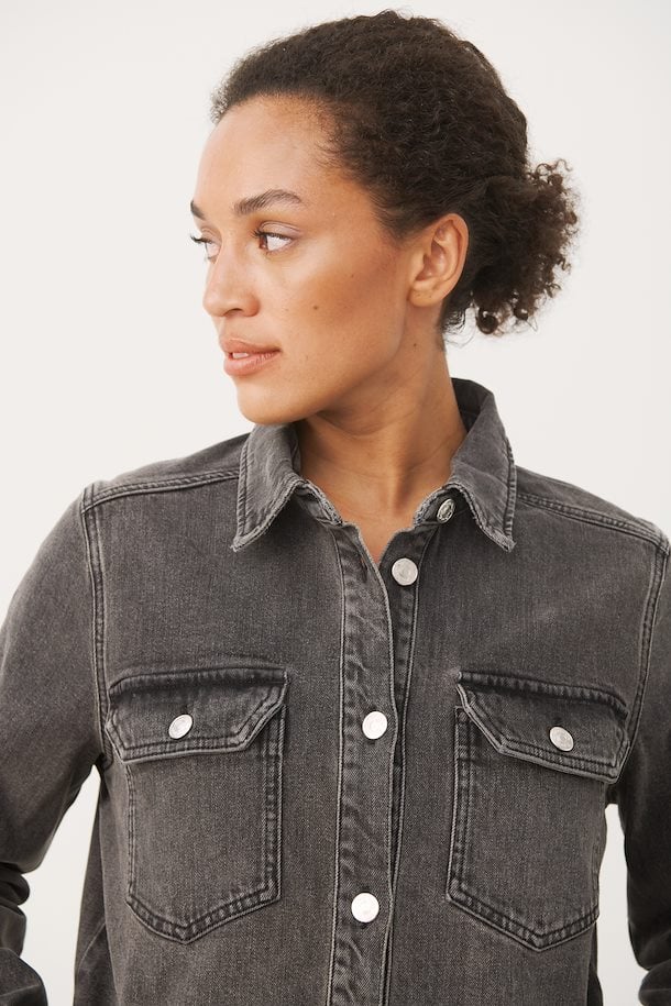Part Two HilborgPW Denim jacket Washed Black Denim – Shop Washed Black Denim  HilborgPW Denim jacket from size 32-46 here