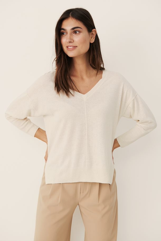 Part Two HaniaPW Knitted pullover Whitecap Gray – Shop Whitecap Gray ...